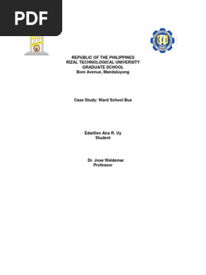 Case Study_ Ward School Bus_ Edwillen Aira Uy