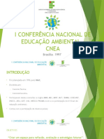 I Conferência Nacional de Educação Ambiental - Cnea