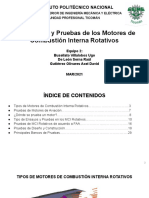 1.3 Ensayos y Pruebas de Los Motores de Combustión Interna Rotativa