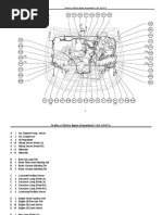 Position of Parts in Engine Compartment