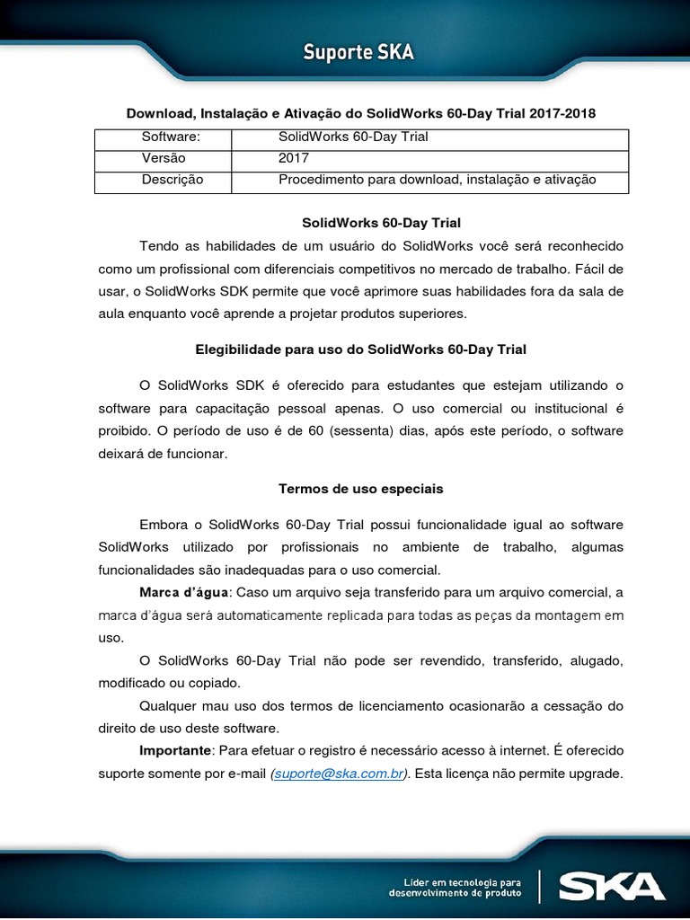 SolidWorks 60-Day Trial | Descargar gratis PDF | Microsoft | Internet