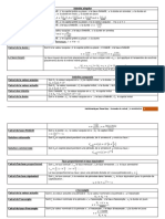 Math Fin Formules