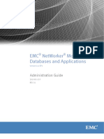 Docu57626 - NetWorker Module For Databases and Applications 8.2 SP1 Administration Guide