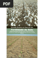 NOVAIS, RF Et Al. Fertilidade Do Solo. Sociedade Brasileira de Ciência Do Solo. 2007