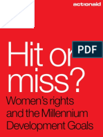 Hit or Miss?: Women's Rights and The Millennium Development Goals