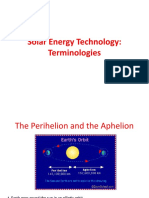 Solar Energy Technology Terminologies in 40 Characters