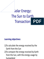 Solar Energy-Introduction