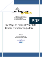 Six Ways To Prevent Lift Truck Fires3