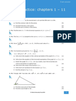 Exam Practice: Chapters 1 - 11: X in The Binomial Expansion of X X