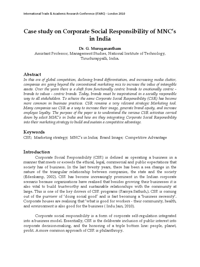 Project on multinational companies pdf image