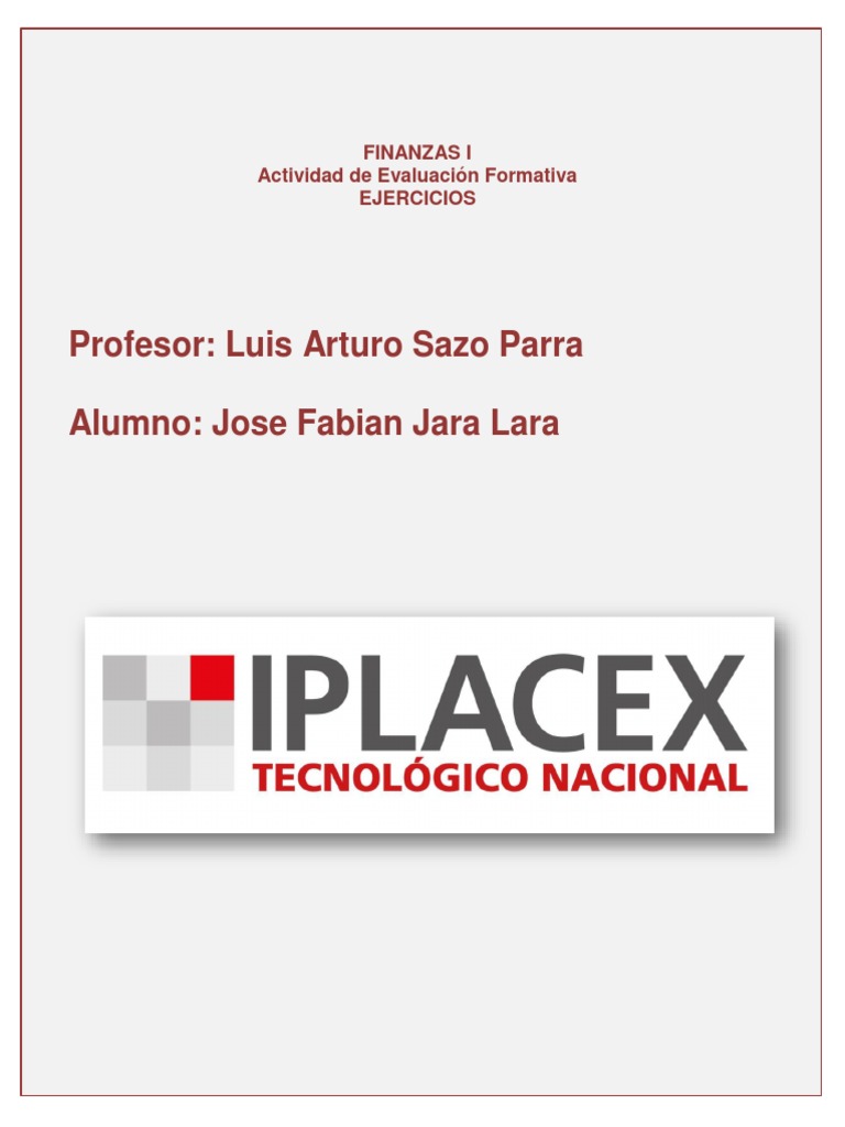 Ejercicios de Finanzas para Estudiantes | PDF | Empresas | Industrias