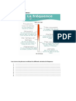 Exercices de Fréquence