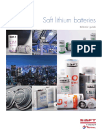 Saft Lithium Batteries: Selector Guide