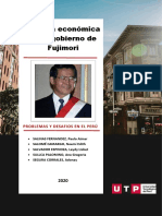 Politica Economica en El Gob. Fujimori.