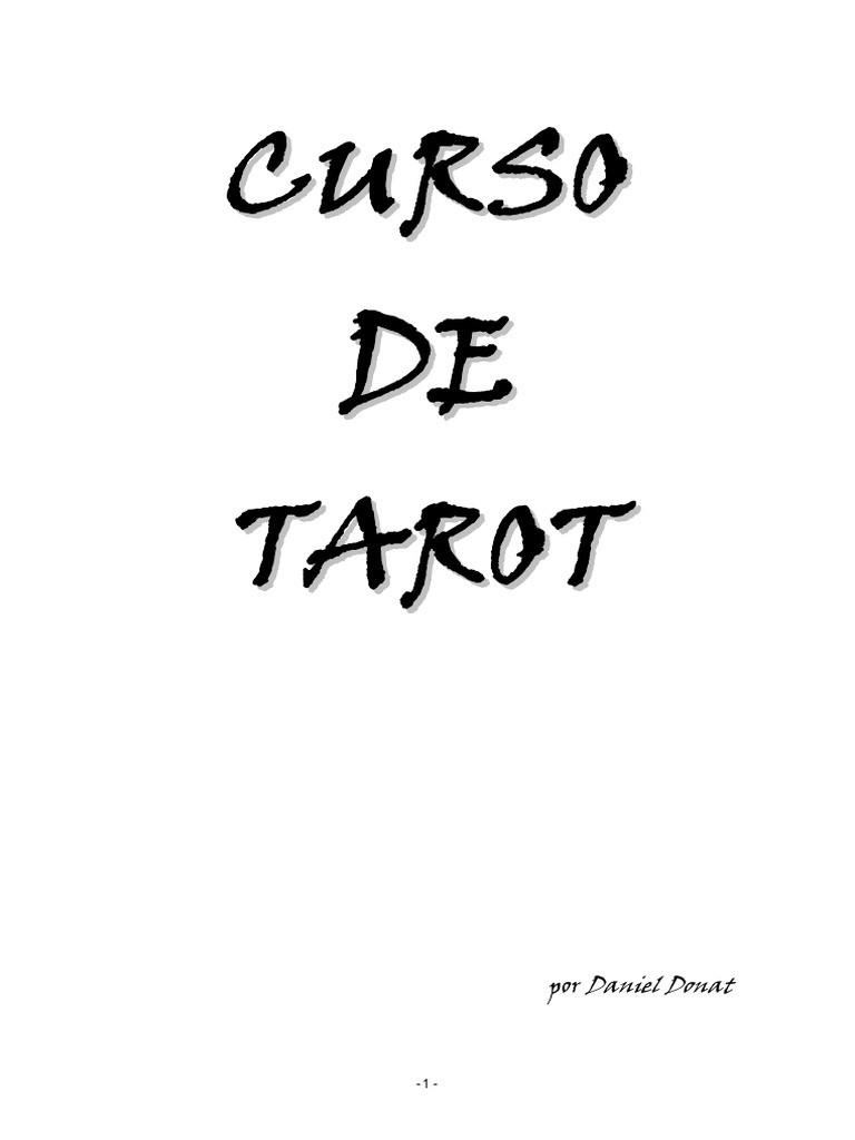 Curso de Tarot | PDF | Tarot | Science