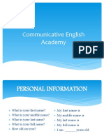 Communicative English Academy
