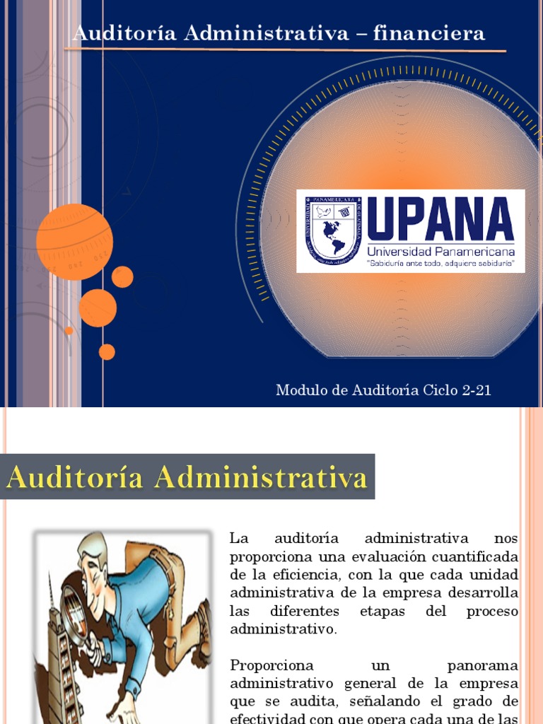 Auditoria Administrativa y Financiera | PDF | Ratio financiero | Auditoría