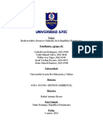 Tarea III. Sobre Biodiversidad de La Republica Dominicana.