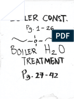 Boiler Construction and Water Treatment