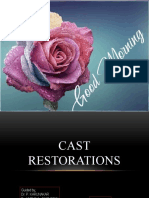 Cast Restorations