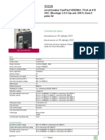 Product data sheet for ComPact NS630bH circuit breaker