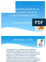 CLASE 1 AREA HOSPITALARIA EN LA CUAL SE DESENVUELVE EL QUIMICO FARMACEUTICO