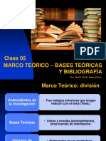 CLASE 05 - Marco Teórico - Bases - Teóricas - y - Bibliografía