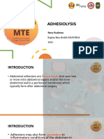 Adhesiolysis MTE Webinar 2021