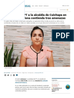 Candidata del PT a la alcaldía de Cuichapa en Veracruz abandona contienda tras amenazas