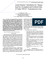 The Induced Current Density Calculation by Charge Simulation Method For Grounded and Isolated Man Model Exposed Under 500 KV Transmission Line