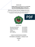 Kelompok 3 - A - Analisis Perbandingan Penggunaan Metode Net Basis Dan Metode Gross Up Dalam Perhitungan Pajak Penghasilan Pasal 21