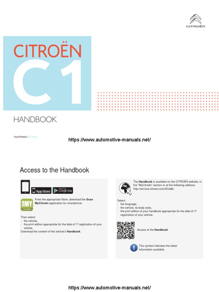 Citroen C1 Handbook, PDF, Transmission (Mechanics)