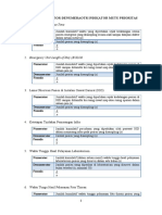 Daftar Numerator-Denumeraotr Indikator Mutu Prioritas