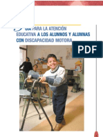 GUIA PARA LA ATENCION EDUCATIVA DE ALUMNOS CON DIS.MOTORA