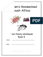 Ain Family Workbook, Donnette E Davis, ST Aiden's Homeschool, South Africa