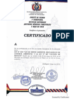 Certificado Felix