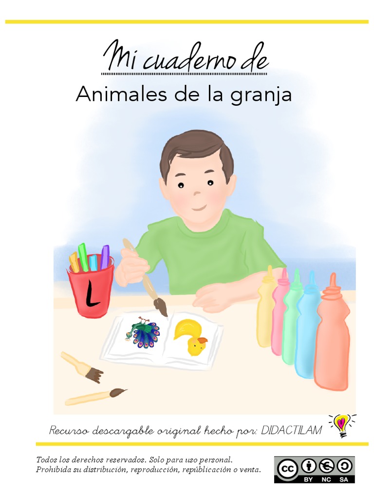 Cuaderno Animales de La Granja | PDF