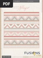 Petit-Allegro Quilt Instructions