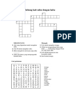 cross word 9.1 Haba