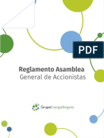 Reglamento Asamblea General de Accionistas - Marzo 2021
