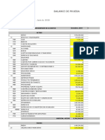 Comparativo Balance General Diciembre 2019-Junio 2020 empresa