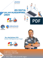 Drs Joko Sutrisno, M.PD Peran Pandu Digital Dalam Mendampingi Umkm
