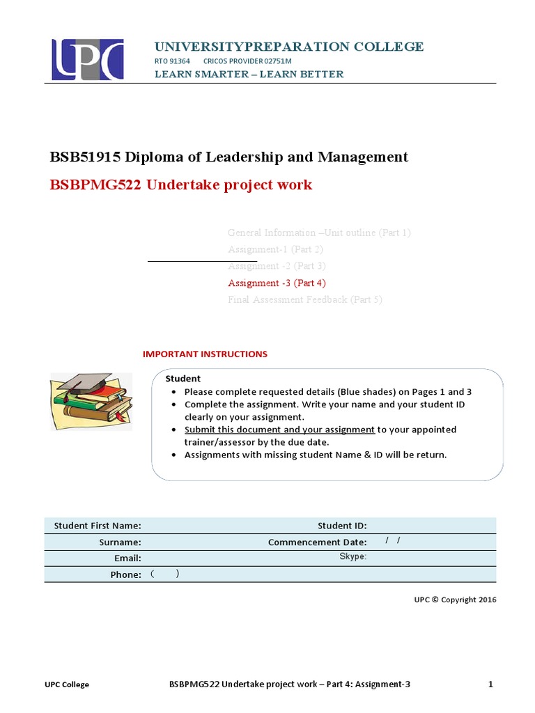 4 Part 4-Assignment-3 | PDF | Project Management | Business