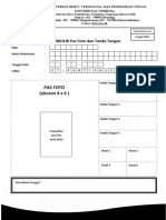 7 Formulir Pas Foto Dan TTD Mahasiswa