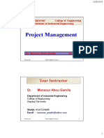 Project Management: Your Instructor