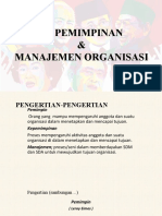 Kepemimpinan Dan Manajemen Organisasi