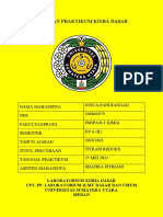 s1 Kimia A 4 Jurnal Redoks Josua Pandiangan 200802079 25 Mei 2021