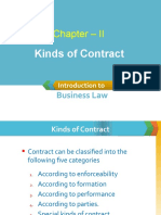 Chapter - II: Kinds of Contract