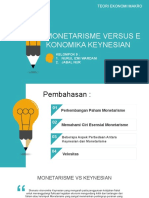 Monetarisme Versus Ekonomika Keynesian