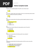 1000 Python MCQ (Multiple Choice Questions) - Sanfoundry | PDF ...